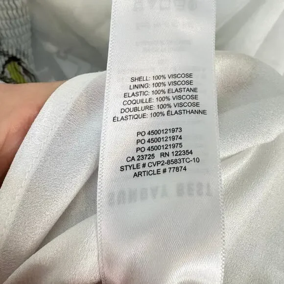 ARITZIA SUNDAY BEST Mini Dress White Sz 10 Makeup Lipstick Summer EUC Aesthetic - Picture 7 of 8